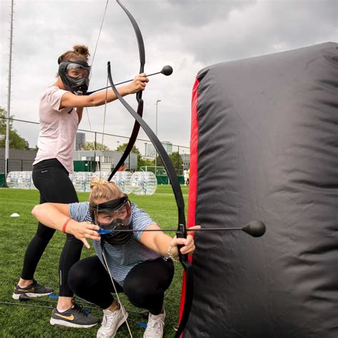 Archery tag - What is Archery Tag, Exactly? Ever play All-In Dodgeball, where two teams square off and throw balls at each other, and if you get hit, you’re out? Archery Tag is just like that, but with bows and arrows. …